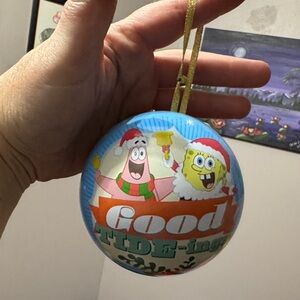 SpongeBob SquarePants Holiday Ornament - Blue and Gold